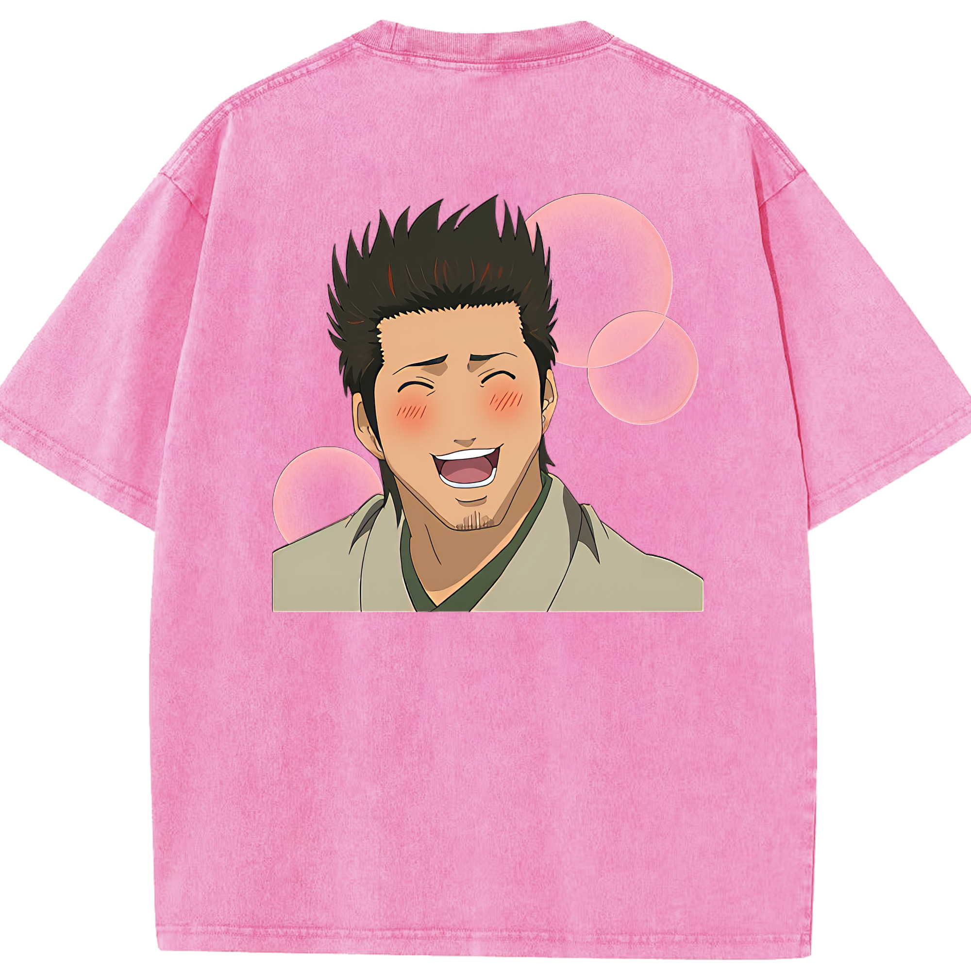 （画像用） ぎんたま 坂田銀時（さかたぎんとき） 神楽 志村新八（しむら しんぱち） GINTAMA Sakata Gintoki Kagura Shimura Shinpachi 綿100% ヴィンテージ風 半袖Tシャツ（背面プリント）